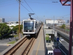 LACMTA Green Line light rail transit system Los Angeles County Ca 
